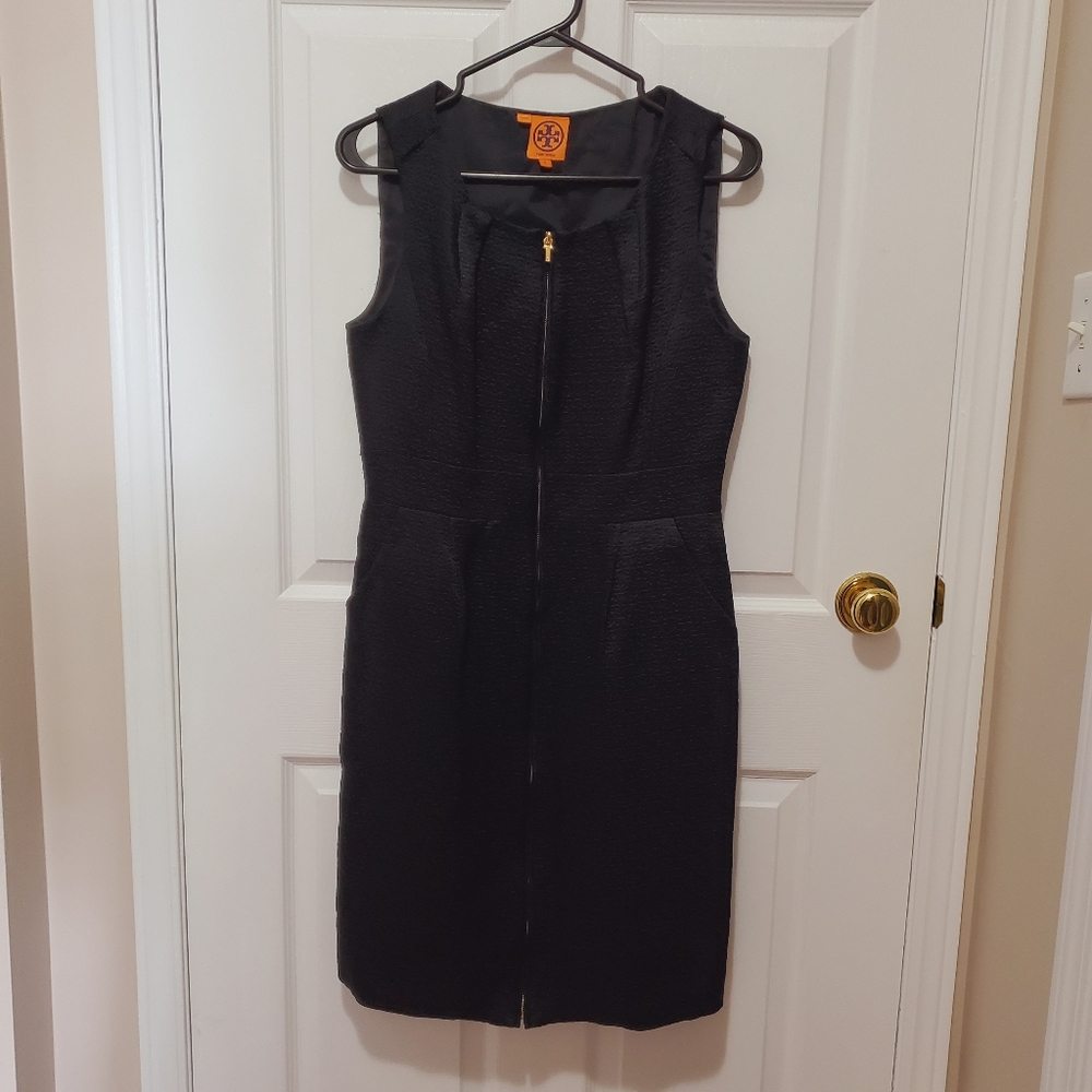 Tory Burch Black Midi Dress